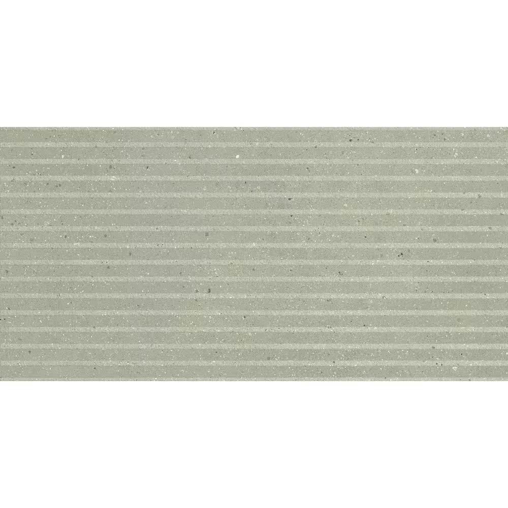 Italian Geology Deco Salvia Green 24 In.X48 In. Matte Fluted 3D Ribbed Porcelain