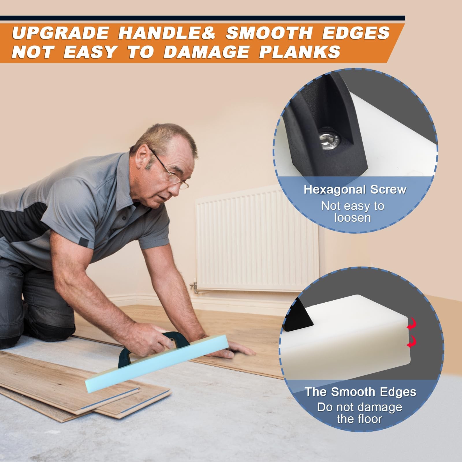 Heavy Tapping Block for Laminate Flooring, Tapping Block for Vinyl Plank Floorin