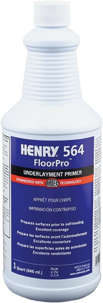 Henry 564 12166 FloorPro Self Leveling Underlayment Floor Primer 1 Quart