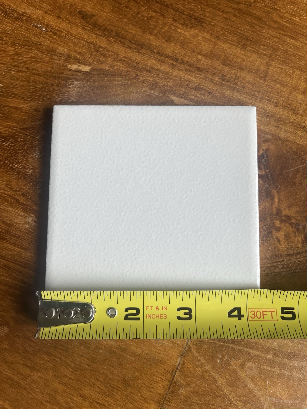 United States Ceramic Tile Co White Ceramic Glazed Wall Tile. Pack of 6
