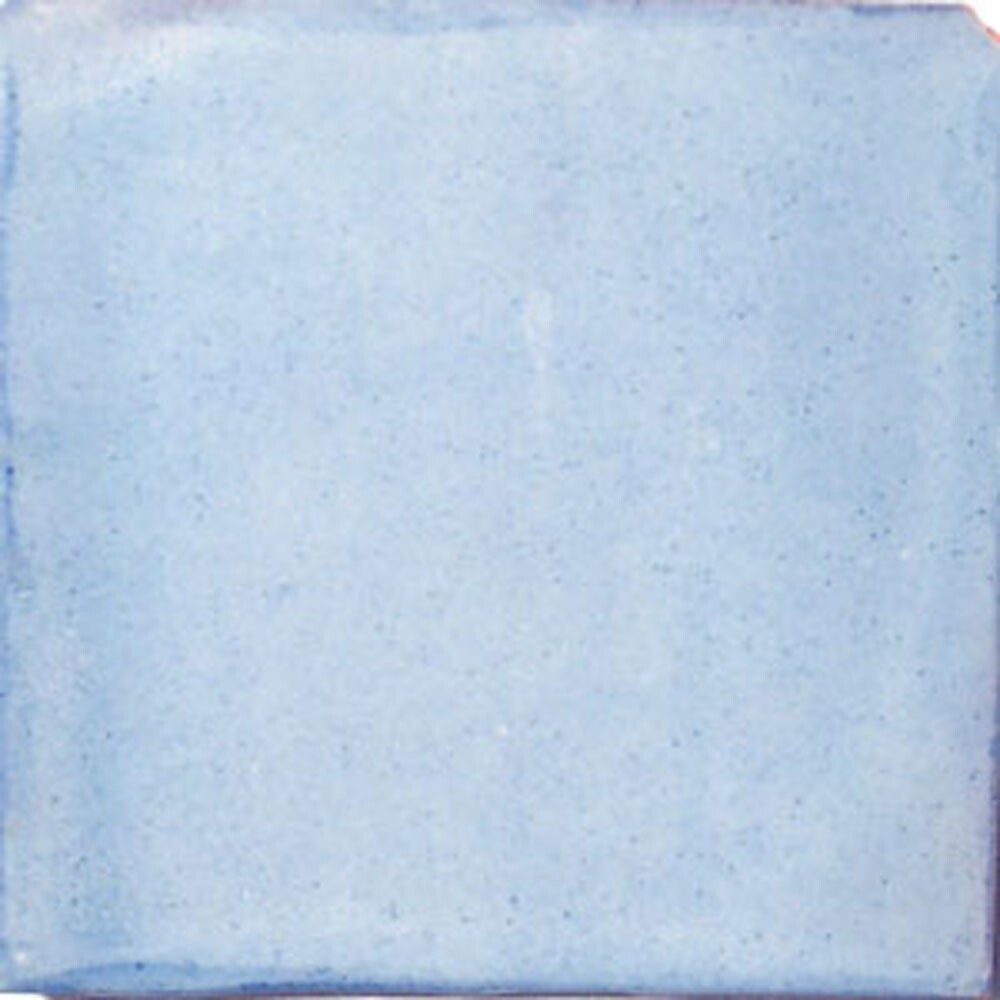 S#003) Mexican Tile sample Ceramic Handmade 4×4 inch, BLUE JEAN