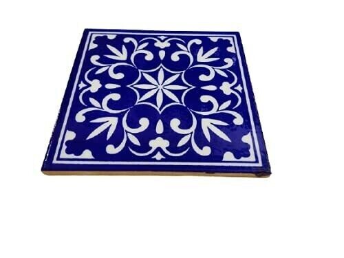Set Of 10 Floral Kitchen Washroom Mosaic Furniture Tile Handmade Backsplash 6X6′
