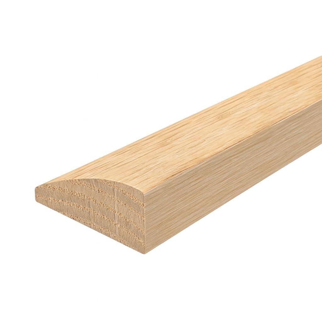 36″ Red Oak Butt Edging/Reducer – 3/4″ Thick x 1-3/4″ Wide Unfinished Solid Oak