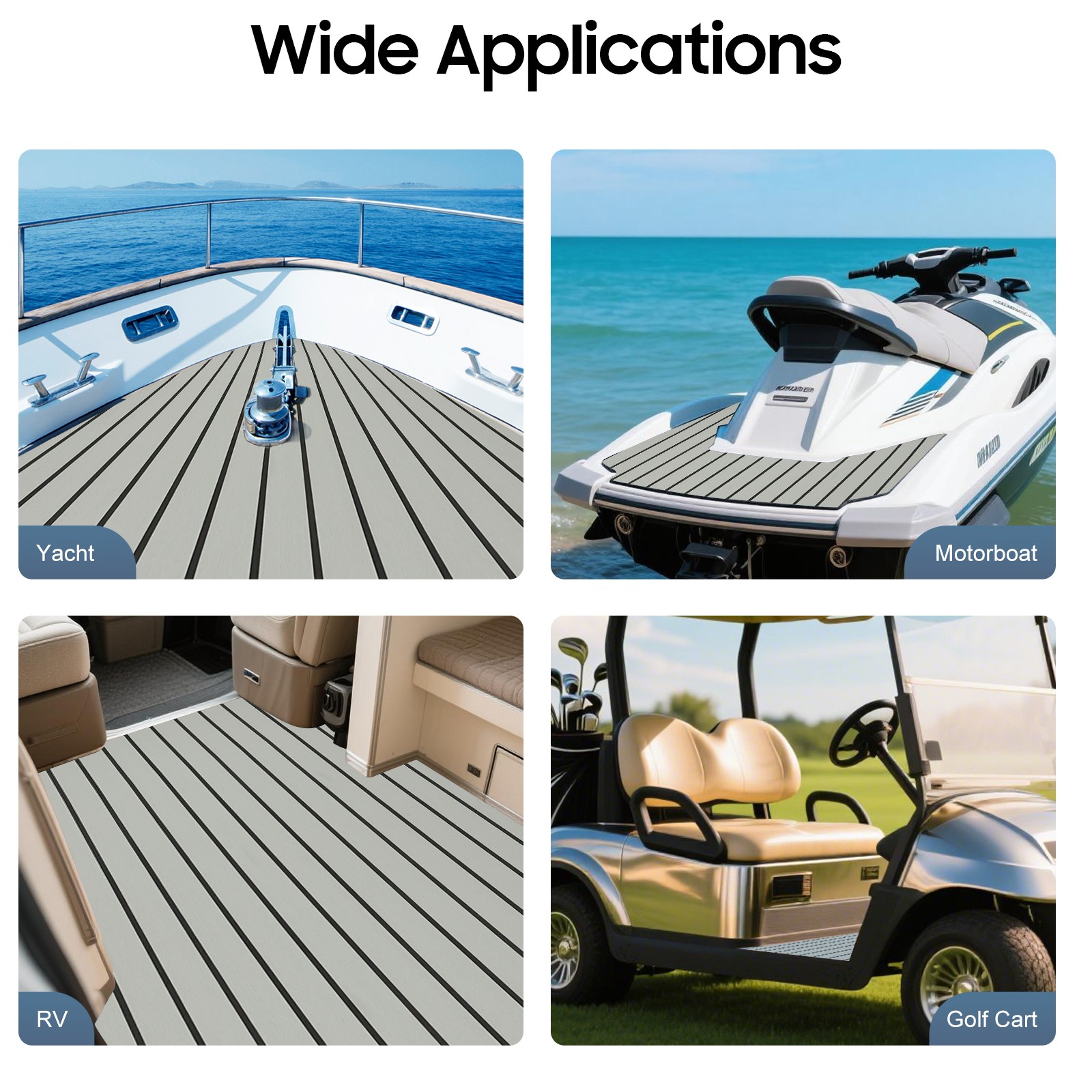 EVA Foam Boat Marine Flooring Mat Teak Decking Boat Yacht Flooring Mat Sheet NEW
