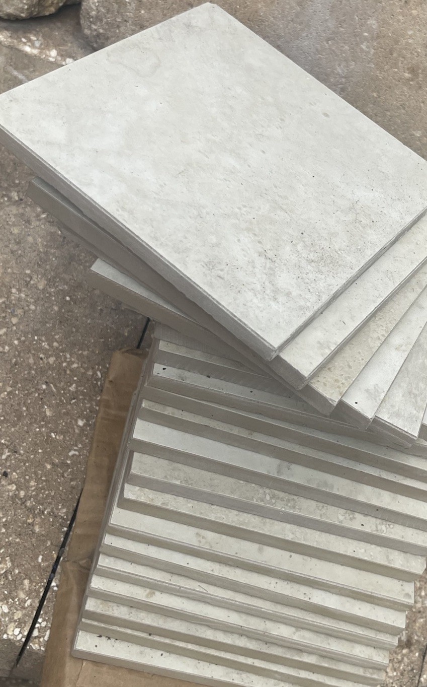 20 pieces swimming pool tile 6 inches grey stone look
