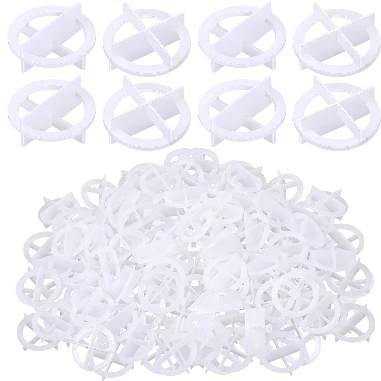 Nuanchu 500 Pcs 1/32″(1mm) Tile Spacers Removable Cross Ceramic Spacers Corne…
