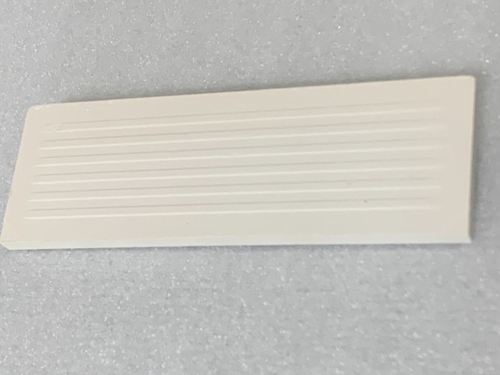 New Vintage 2″ x 6″ Bright White Gloss Made In USA *6* pcs