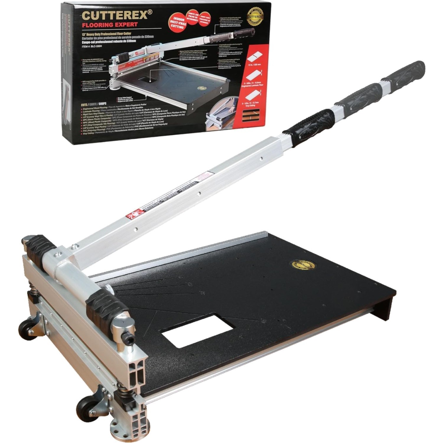 Cutterex 13 Inch Heavy Duty Vinyl Floor Cutter Multi Layer Flooring