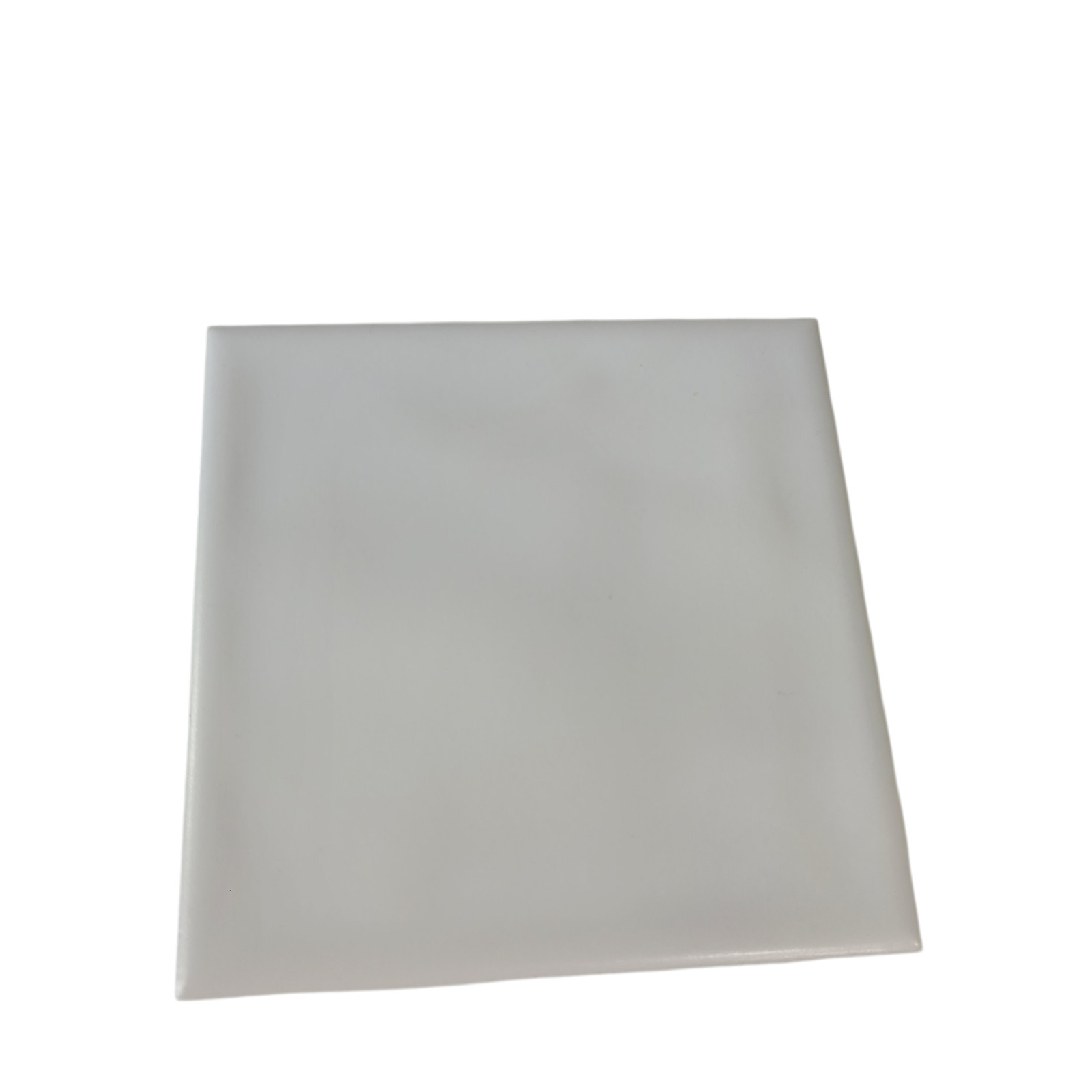 White Ceramic Florida Tile 4 3/8 in FT Subway Square Potters Touch Undulated