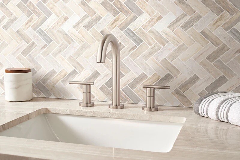 MSI SMOT-HBP Angora 10 Sqft – 12″ x 12″ Herringbone Mosaic Sheet – Beige