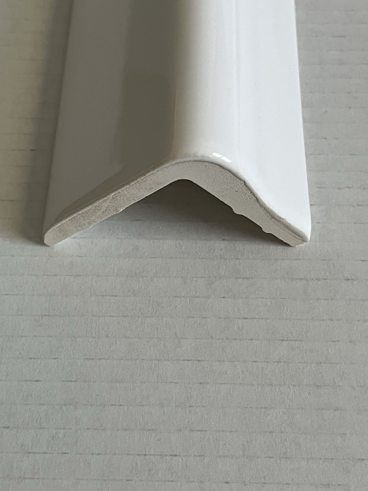 Dal Tile 0190 Arctic White 1 Piece 6” Mud Cap V-cap Free Ship USA