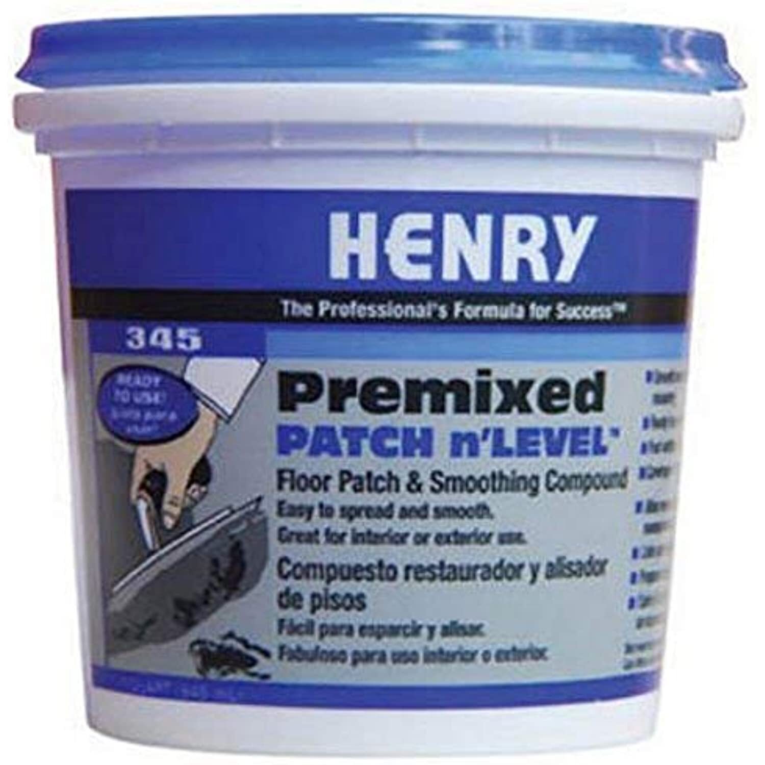 Henry, W.W ARDEX 12063 Pre-Mixed Floor Patch, 1 quart, Gray, 32 Fl Oz (Pack of