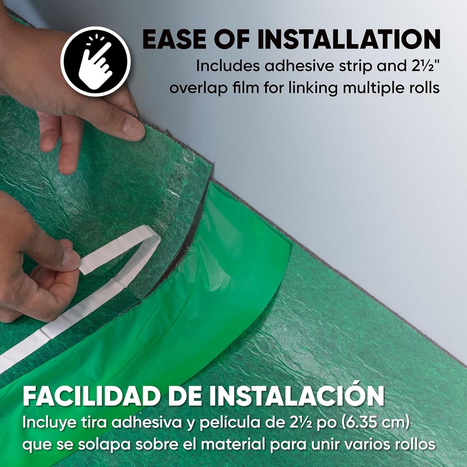 Super Felt Underlayment – 100 sq. ft. Roll – 44″ x 27.3′ x 3 mm