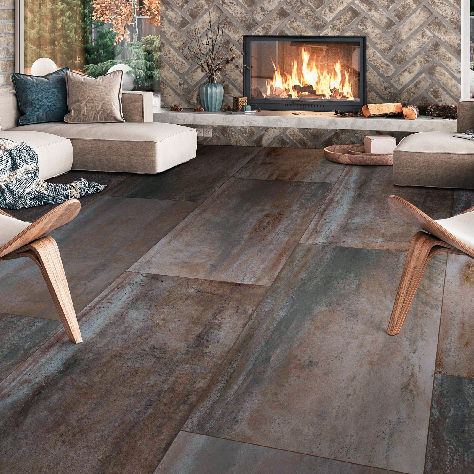 Ackland AKNPTVAN24X48M-PL Vante – 24″ x 48″ Porcelain Solid Floor – Sorel