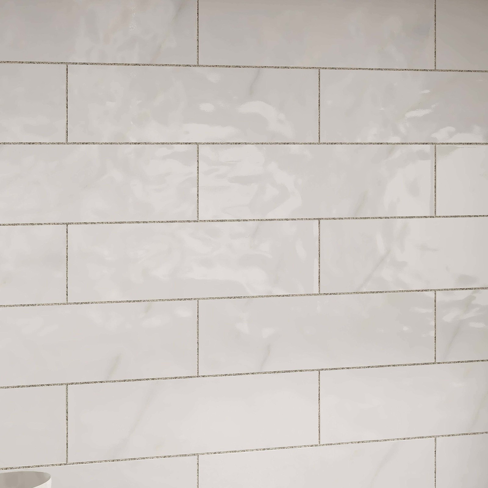 Cruz Bay Studio MKT61118 Classico – 3″ x 12″ Brick Wall Tile – – Blanco Gloss
