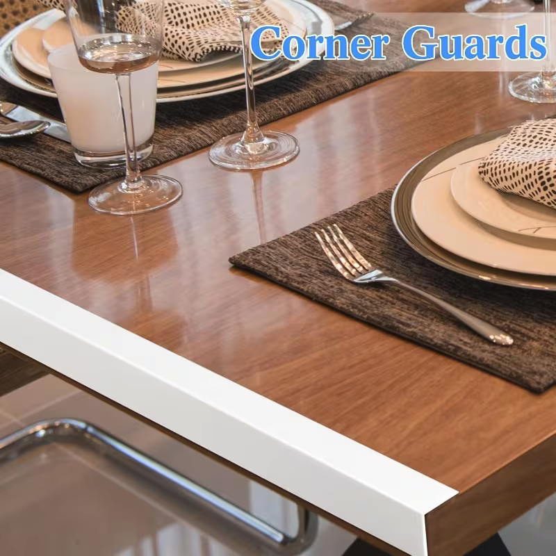 Wall Corner Protector Guards, Vinyl 1 x 48 Inches Corner Trim Molding 20 Pcs
