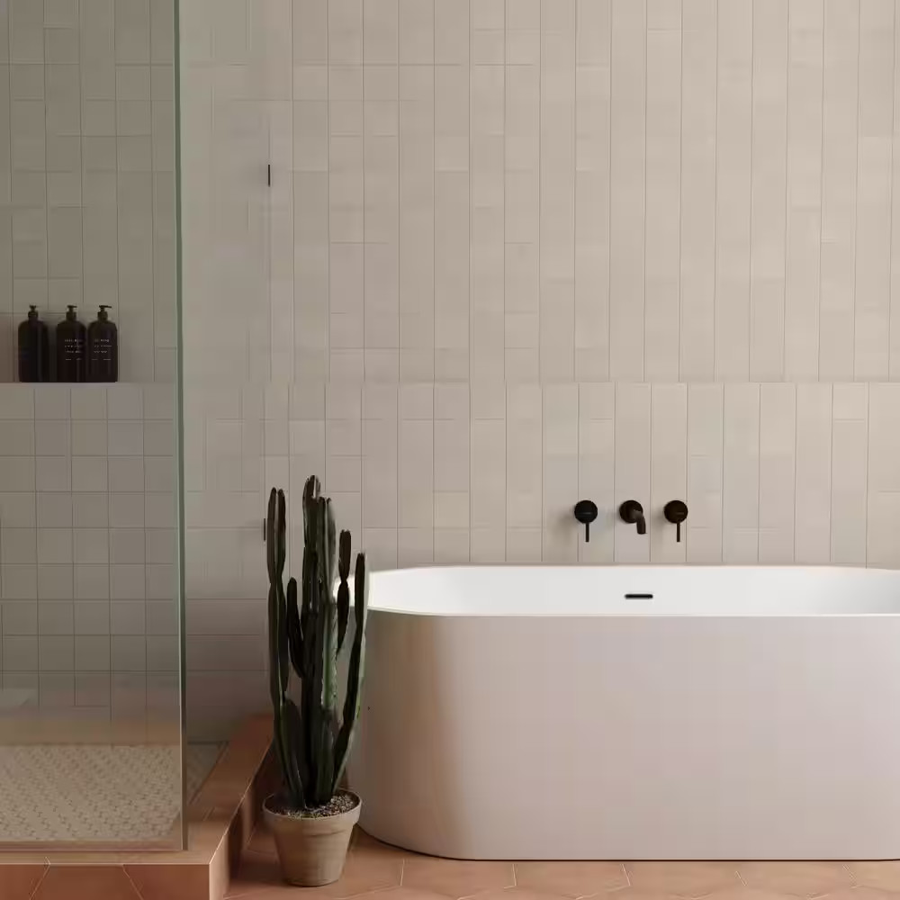 Makoto Hexagon 10 In. X 10 In. Matte Umi Terracotta Porcelain Floor Tile (10.76
