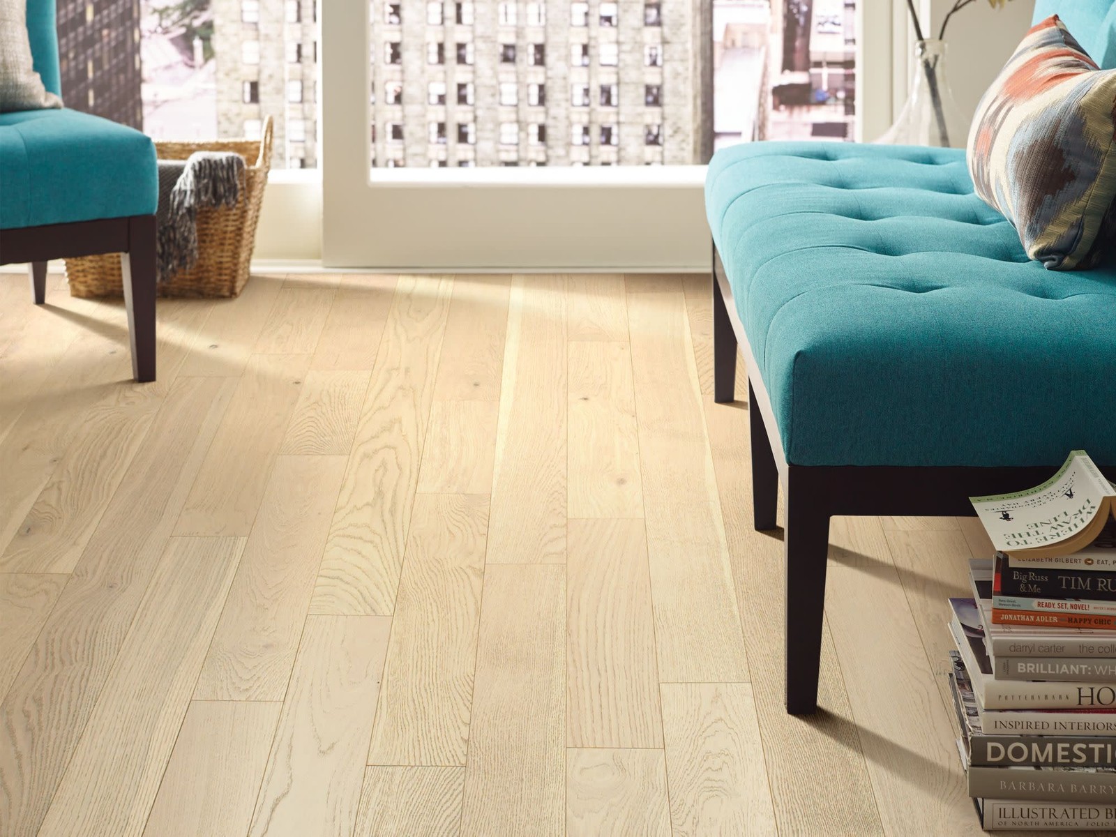 Shaw SW583 Empire Oak 5″W Wire Brushed Engineered Hardwood – Astor