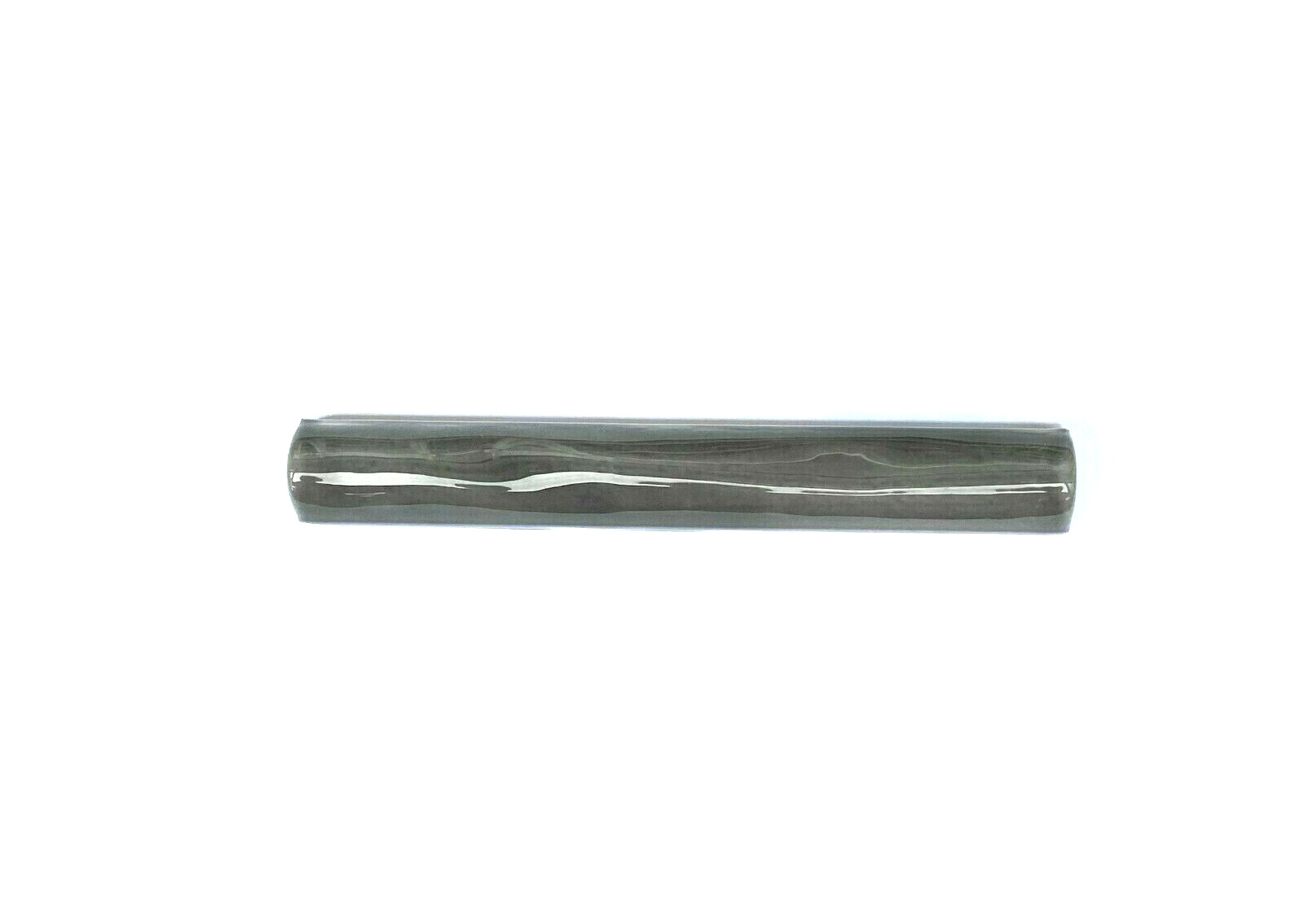 1″ x 6 Graphite Dark Gray Glossy Crackled Ceramic Pencil Molding Trim Chair Rail