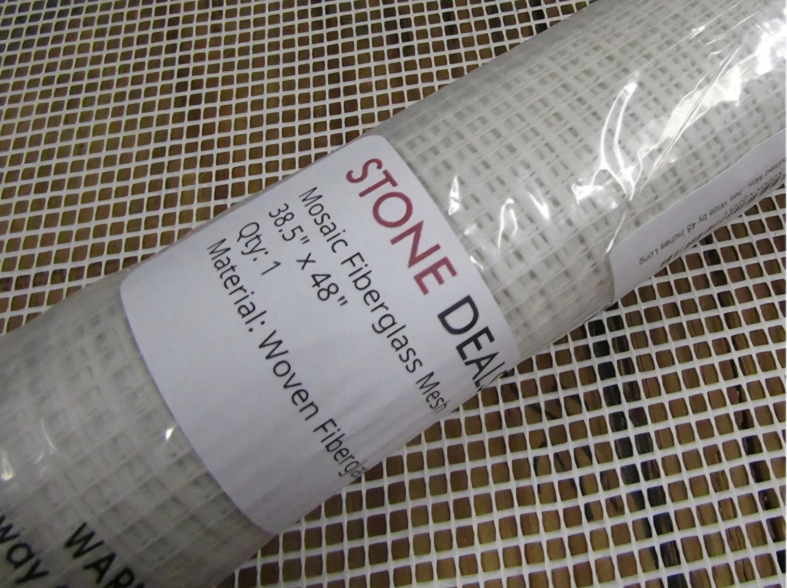 Mosaic Mesh Back Mounted Tile 38″x48″, 4.5 Oz, Non-Sticky *Manufacturer Direct!*