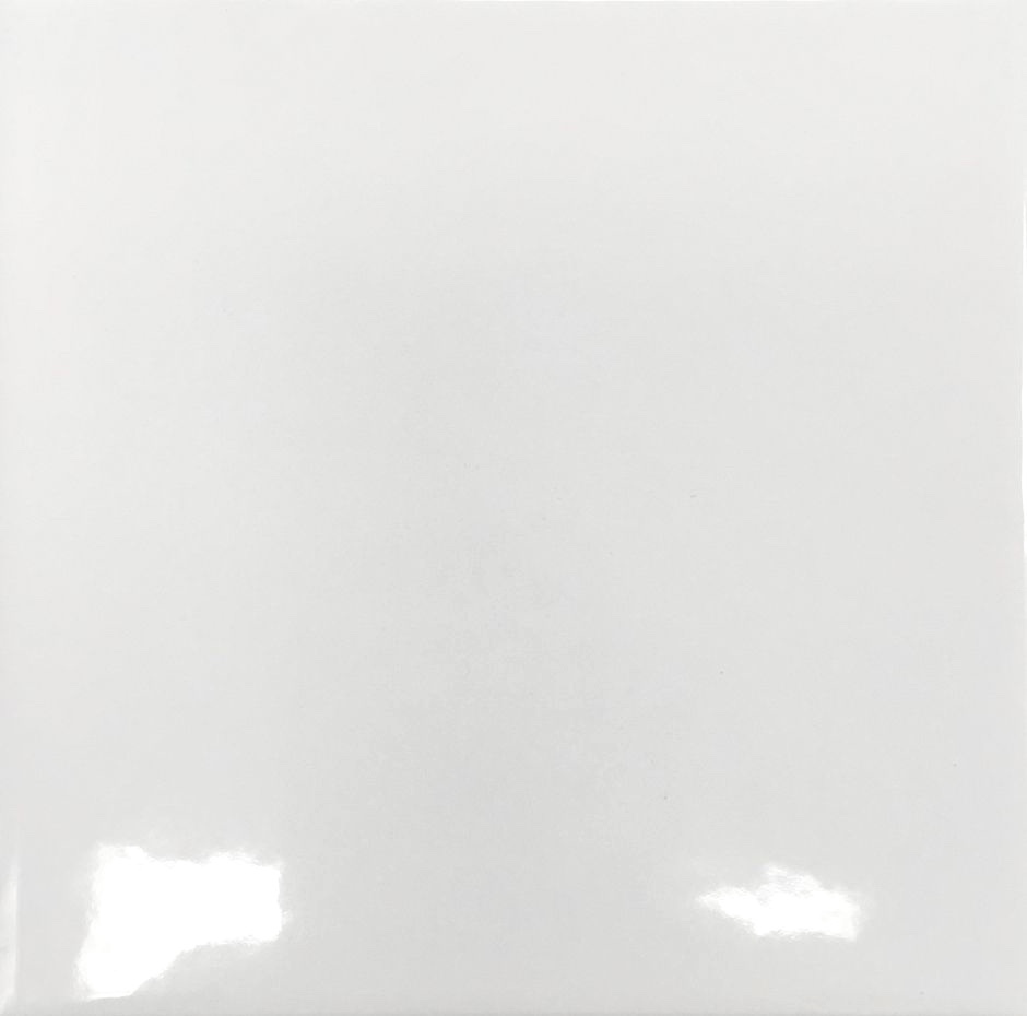 White 4×4 Shiny Glossy Finish Ceramic Tile Backsplash Wall Kitchen (ONE PIECE)