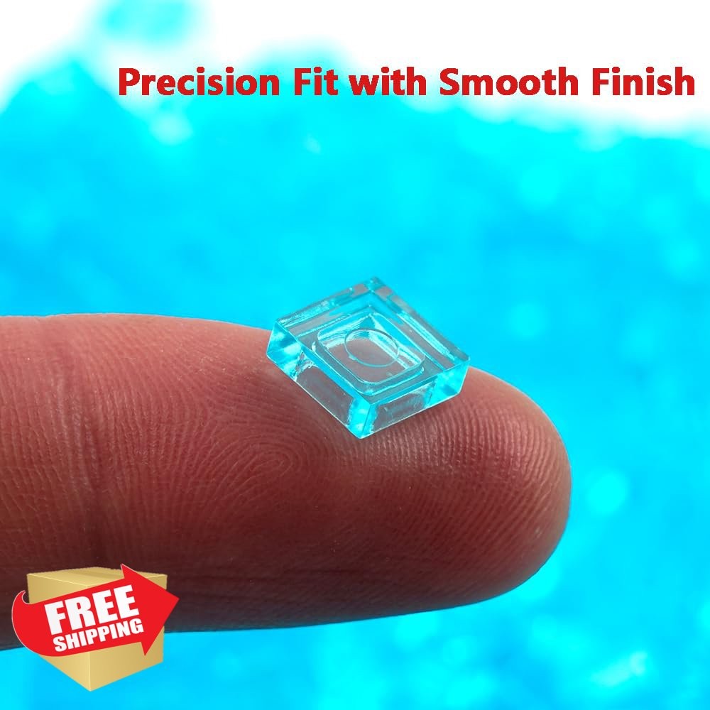 WSRYLTCH Dots Tile Transparent Light Blue 1500pc