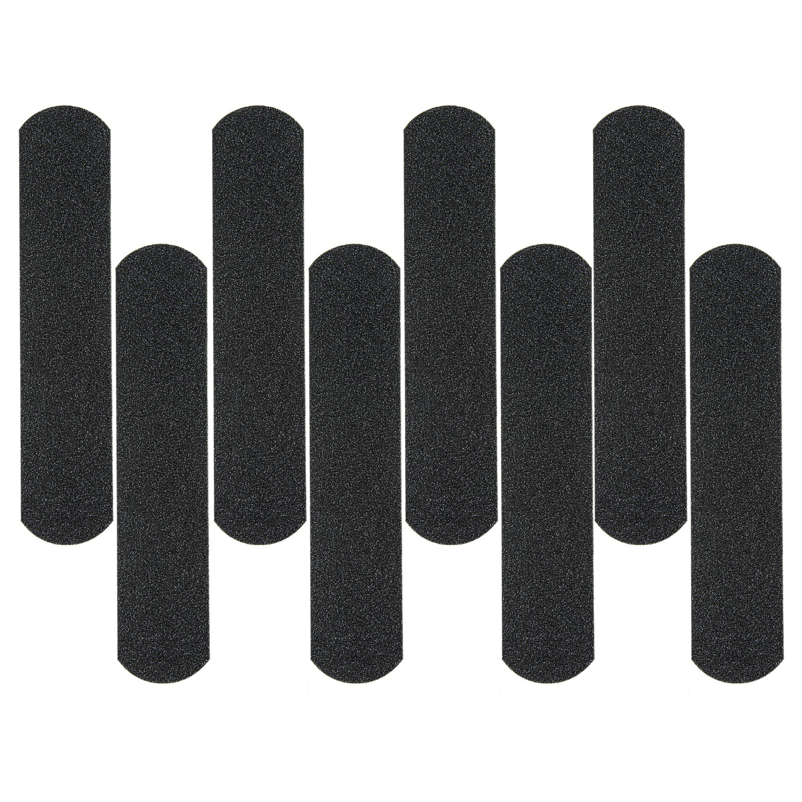 Smart Home Peel and Stick 2 x 9 inch Safety Treads Medium Coarse Black, 8 Pack