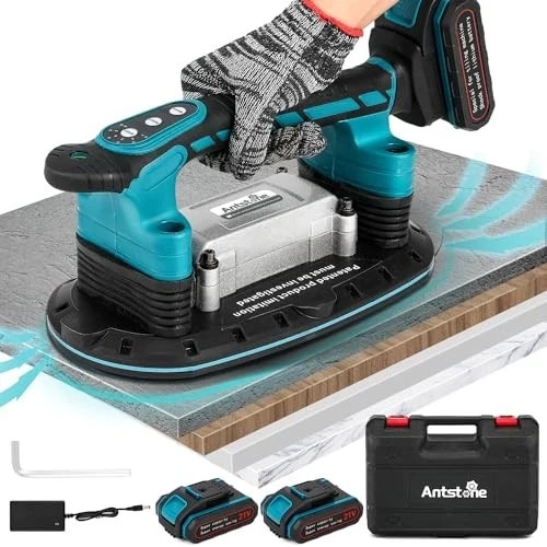 Tile Vibration Tool 283mm Suction Cup 882lbs/400kg, Handheld Tile Installation,.