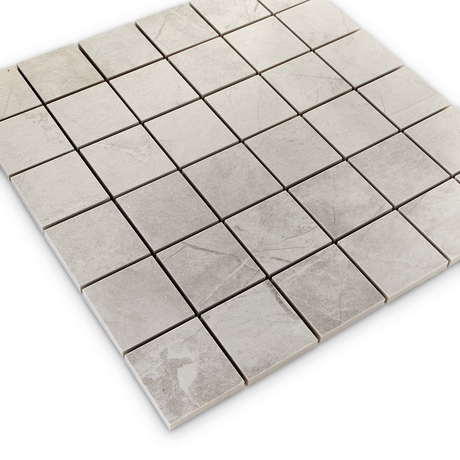 Cruz Bay Studio MKT61166 Pierre – 12″ x 24″ Square Floor and Wall – Light Grey