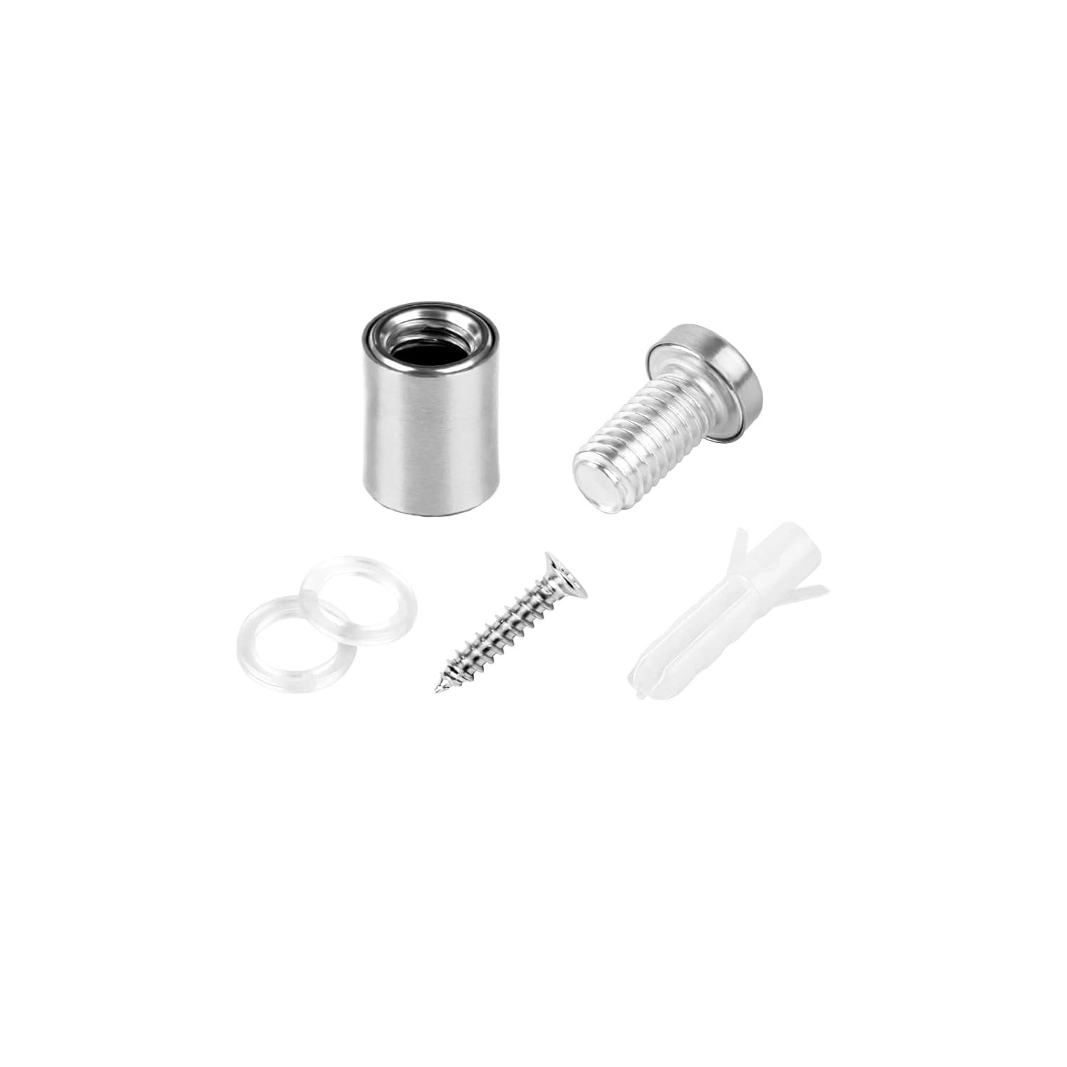 Standoff Screws for Acrylic 1/2 x 3/4 inch Stainless Steel x 3/4, Silver