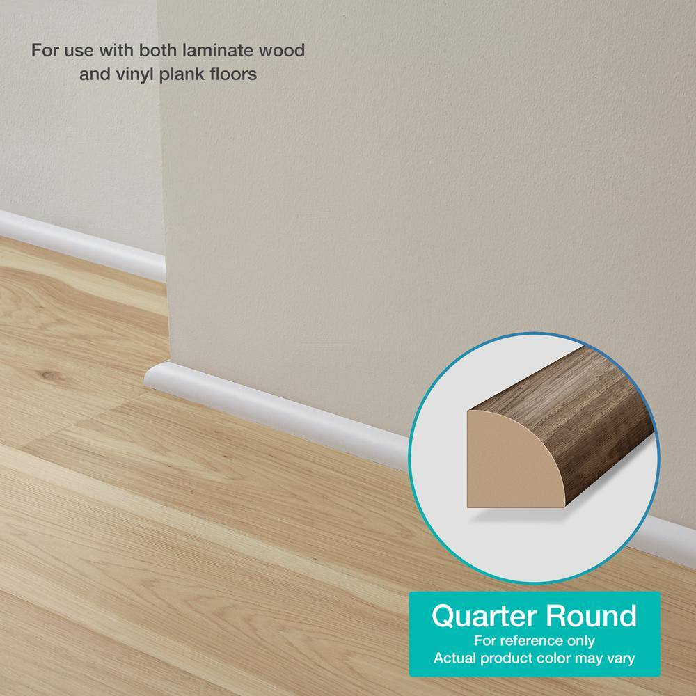 Boardwalk 0.62 In. T X 0.75 In. W X 94.5 In. L Textured Wood Look Laminate Mould