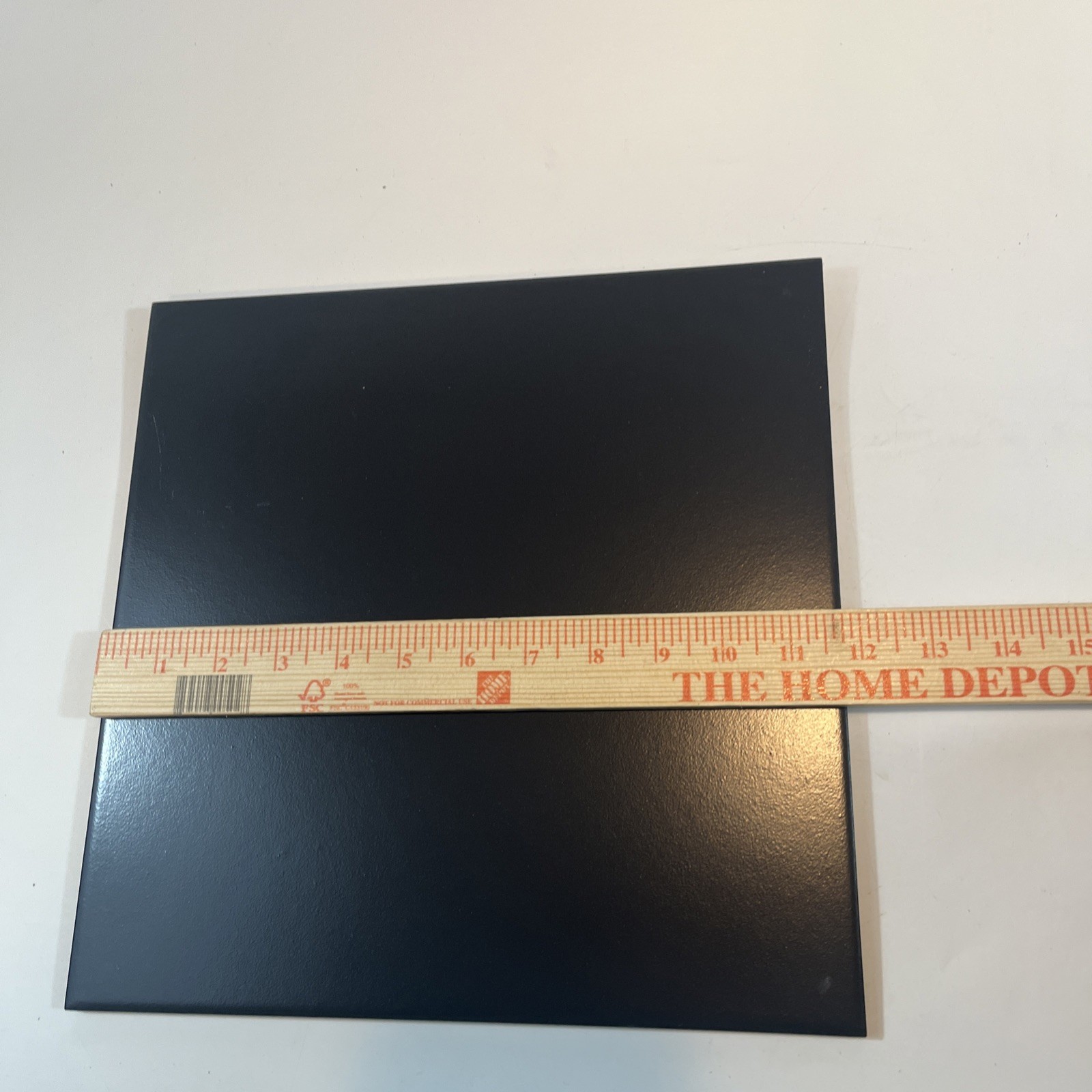Interceramic Ceramic Floor Tile Black 12 X 12 SINGLE TILE Discontinued