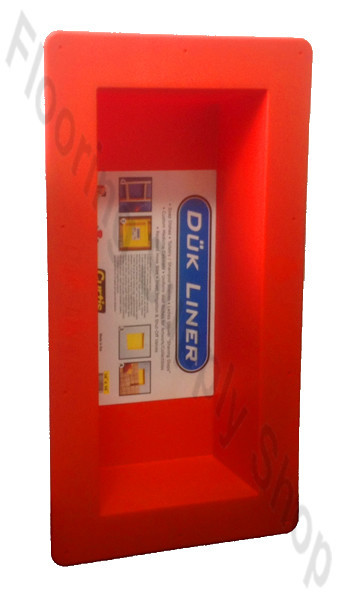 Ready to Tile Niches by Duk Liner – Recess Waterproof Shelf Shampoo Soap Shower