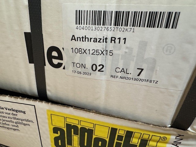 Hexalith Anthracite Hexagon Tile – 4” x 5” – ½” Thick – Commercial / Lab Grade –