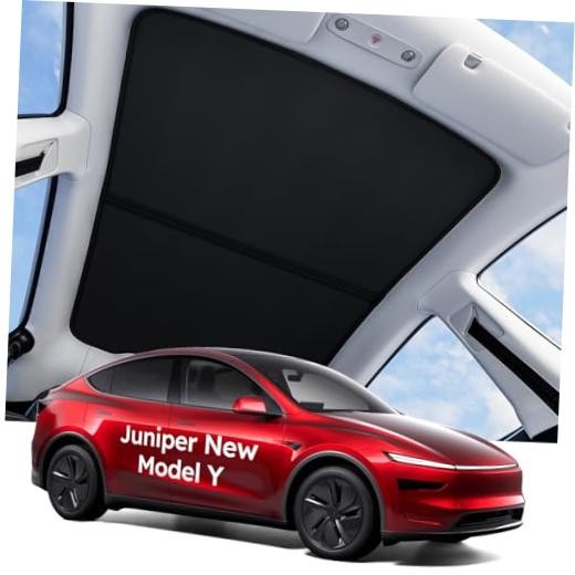 Tesla New Model Y Juniper Accessories Sunshade Model Y Juniper 2025-2026 Black