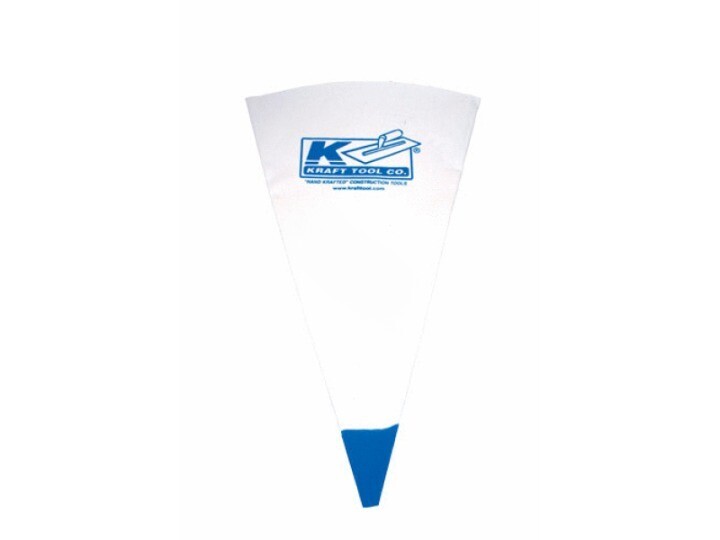 13″ X 23″ POLY-LINED GROUT BAG W/ BLUE TIP (KRAFT TOOL COMPANY – WL010)