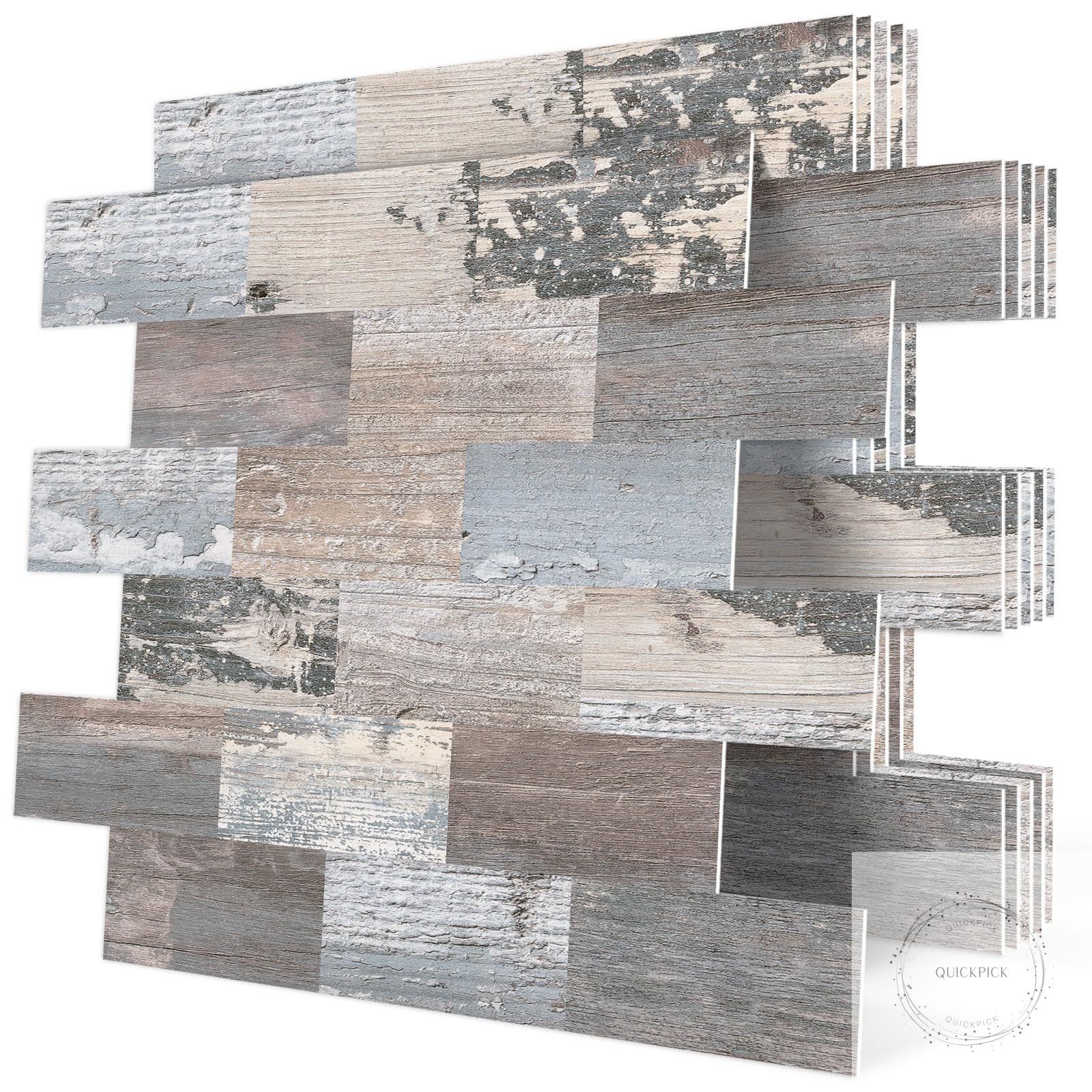 Peel and Stick Rustic Backsplash Wall Tile Self Adhesive for Kitchen Farmhouse