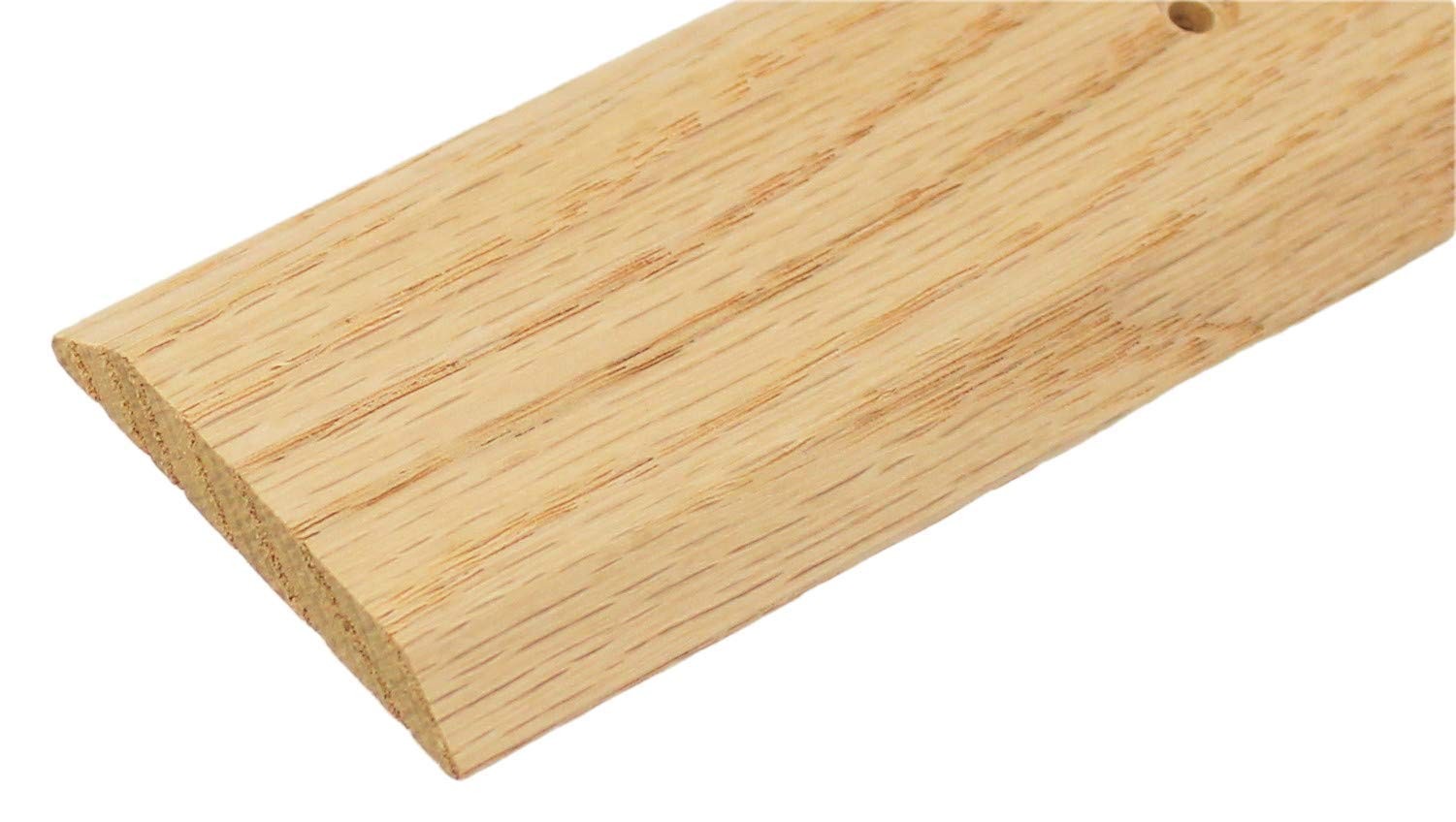 3 FT Red Oak Mini Threshold Seam Binder – 2″ Wide x 5/16″ Thick – Solid Wood