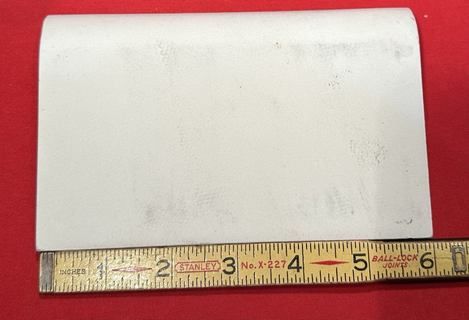 1 pc. Gloss Pink: 3-3/4″ X 6-1/16″ Ceramic Cove-Base Tile, Robertson, Flat Top