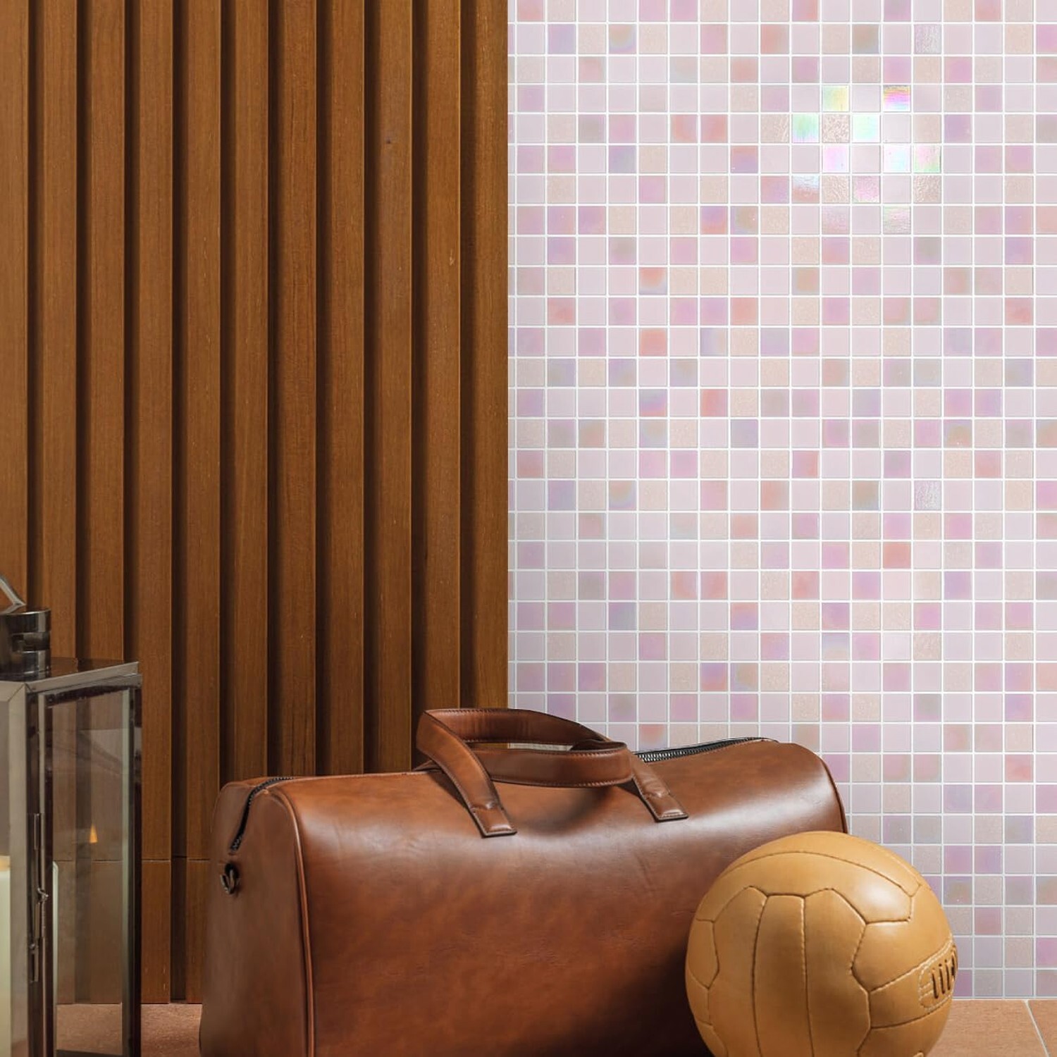 11.5sqft Pink Shower Tile, Swimming Pool Mosaic Tiles,Wall and Floor Tile for…