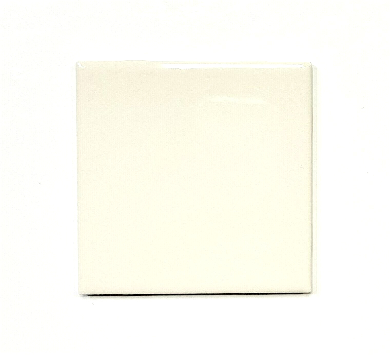 Almond Glossy 4.25×4.25 Ceramic Tile Coaster Arts&Crafts 4×4 Backsplash 1 PIECE