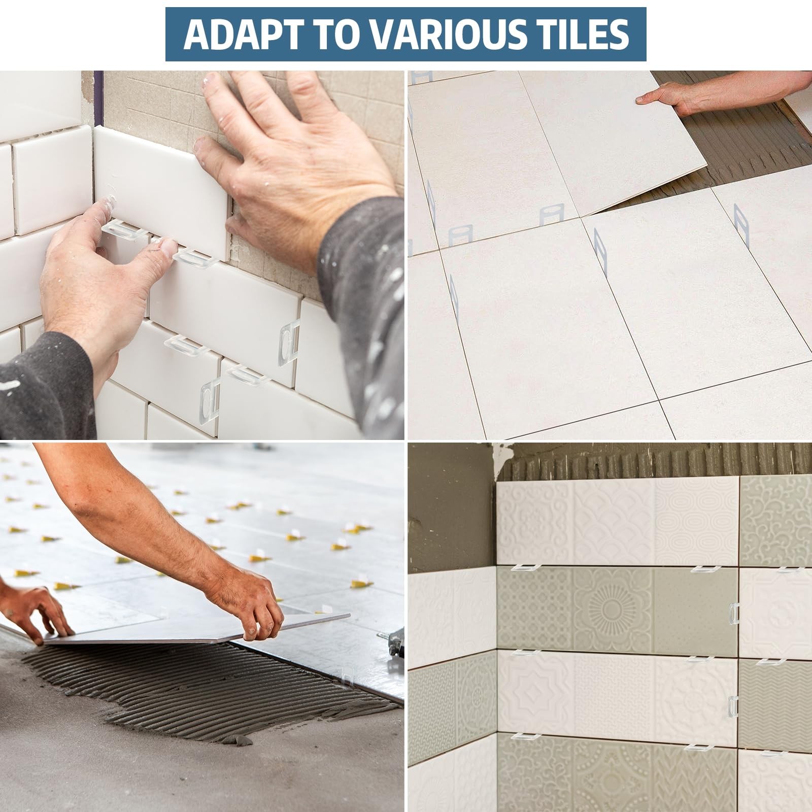 Tile Leveling System, Tile Spacers Tile Leveling Tools, Tile Leveling Clips f…