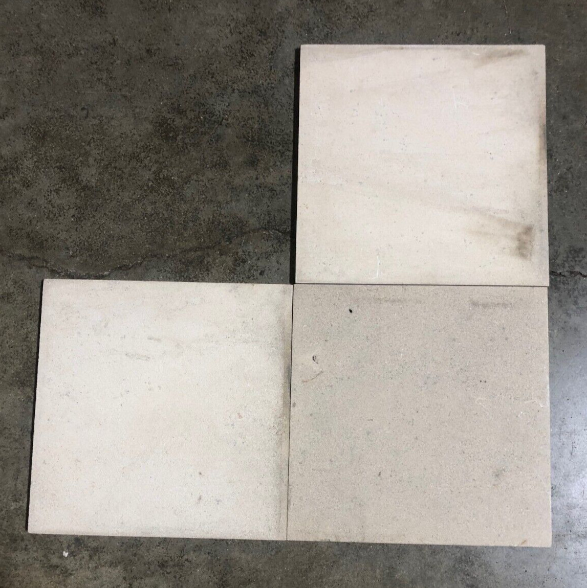12×12 Tile Tan Limestone Floor Backsplash Remodel Kitchen BOX OF 5 Tiles T-58