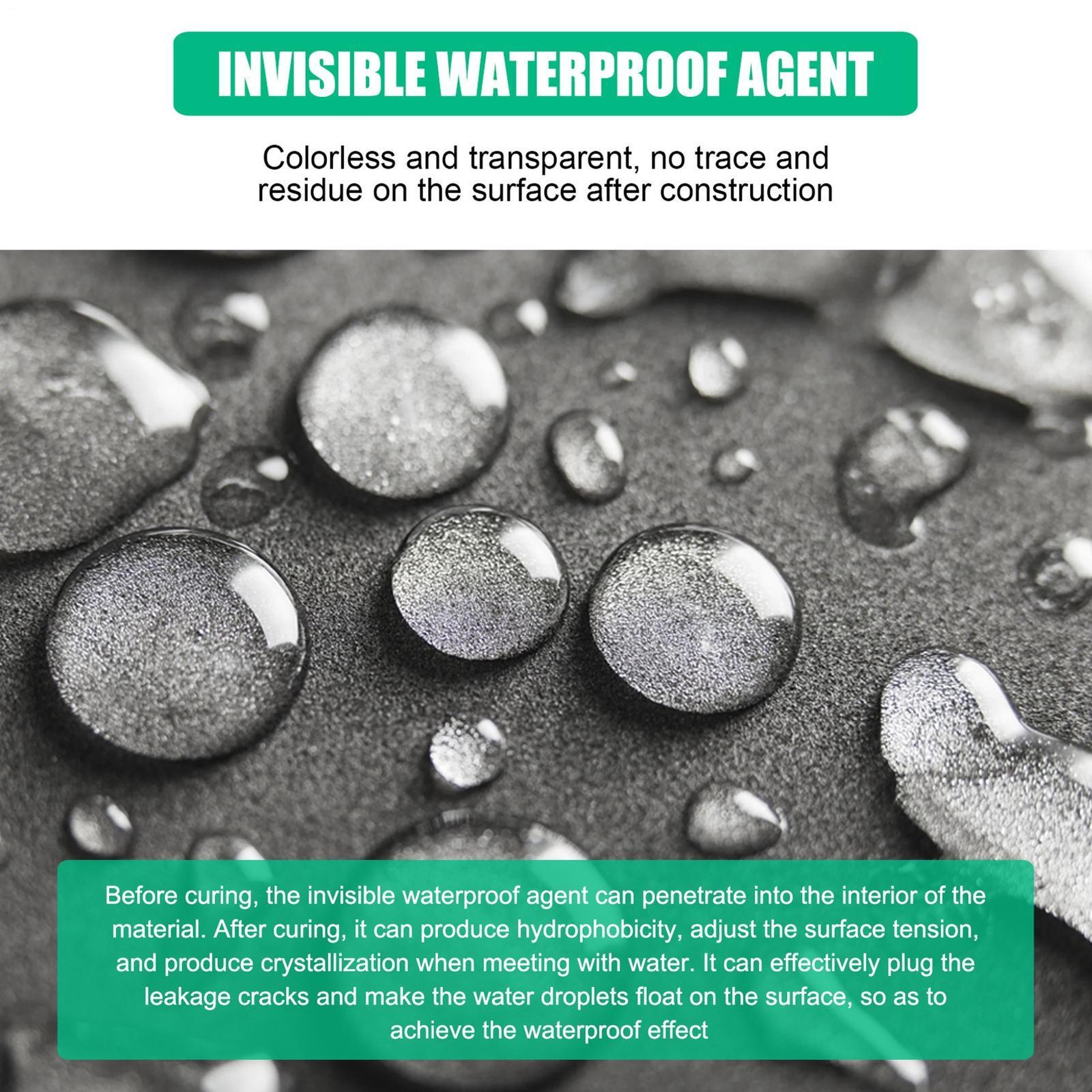Invisible Waterproof Sealant Agent, Transparent Waterproof Coating Agent 100ml