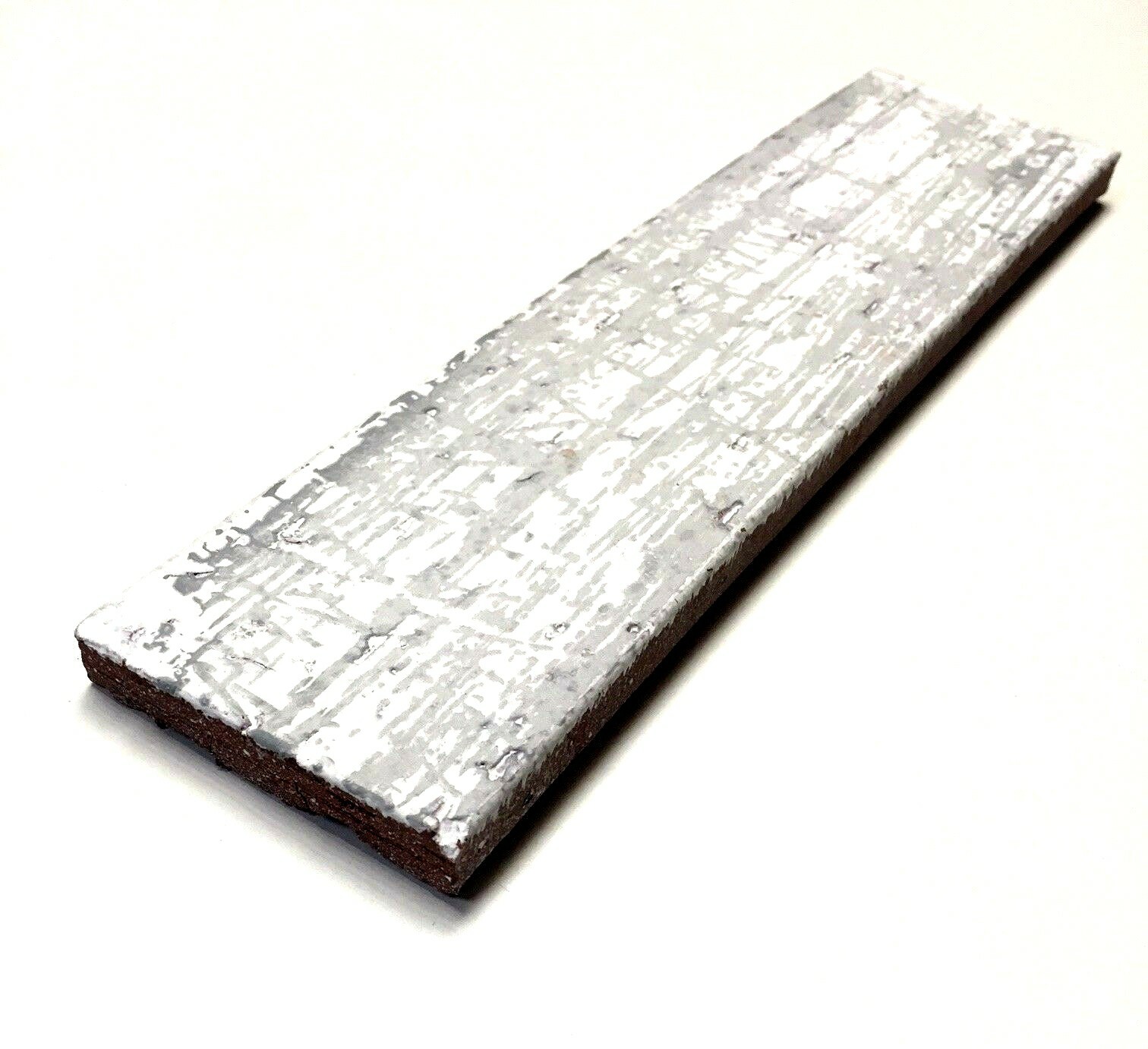 2.5×9.5 White Frost Matte Glazed Extruded Textured Brick Field Tile (Box of 10)