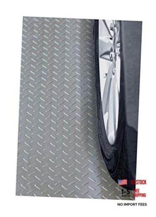 Heavy Duty Garage Floor Runner & Protector Mat – Slip Resistant Diamond Plate