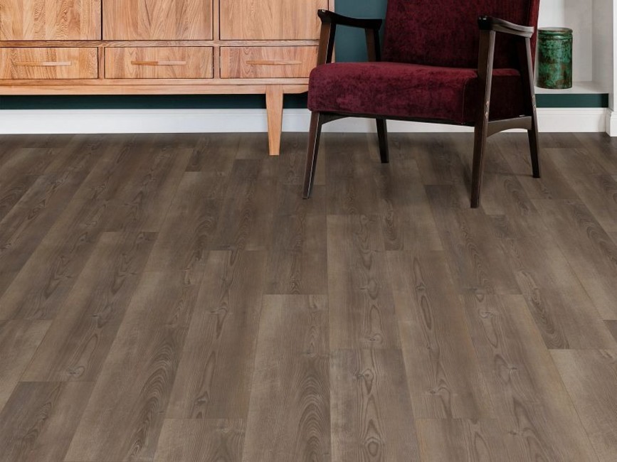 Shaw 0278V Paladin Plus 7″ x 48″ Embossed Vinyl Flooring – Silver Dollar