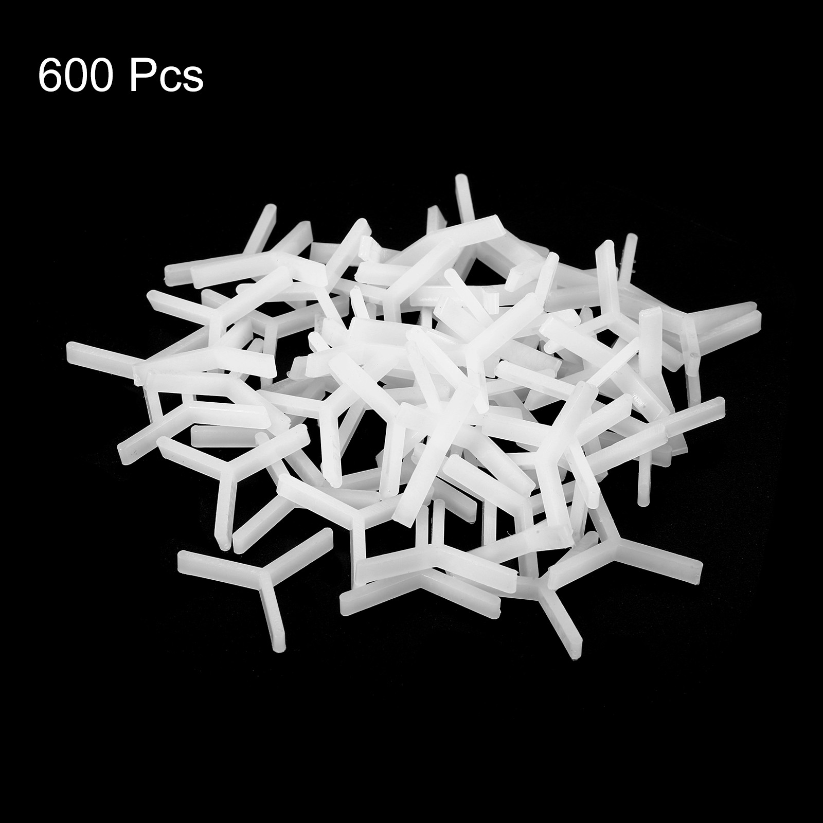 600Pcs – Wall Floor Tile Plastic Y Type Spacers Tiling Tools 1.5mm 1/16 Inch