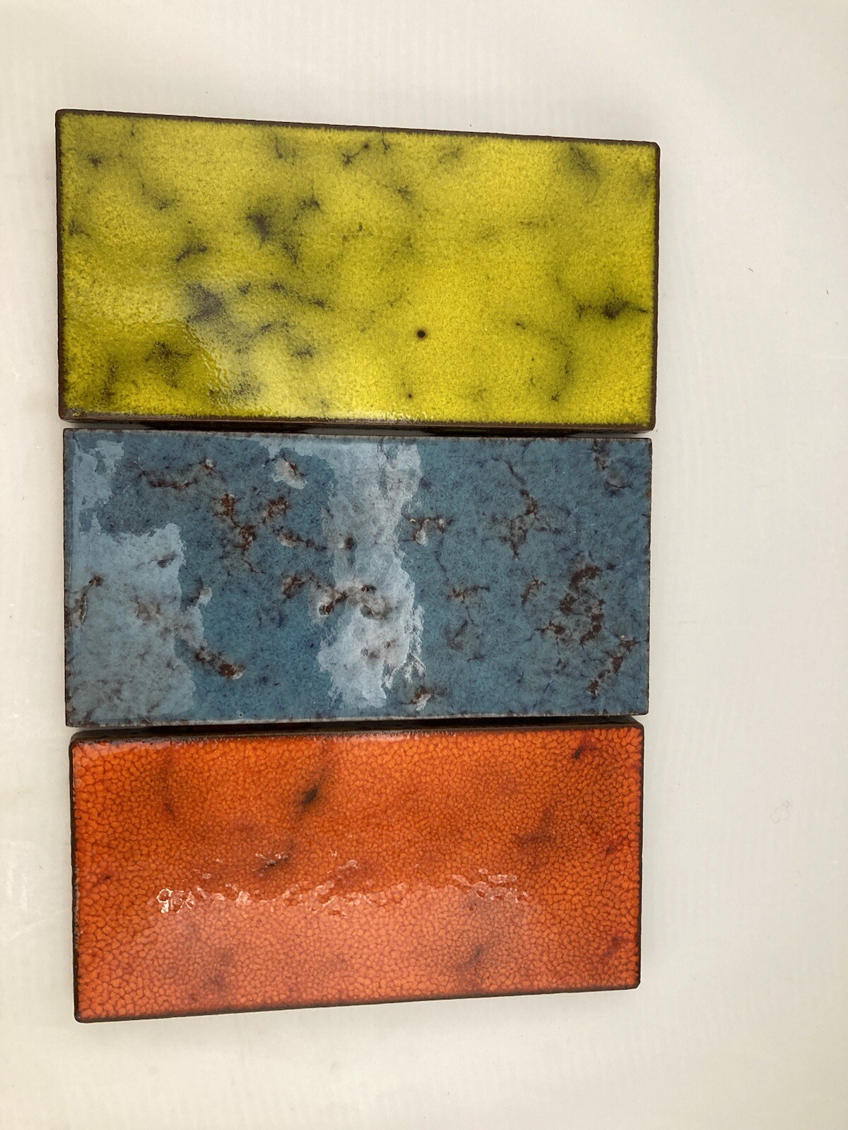 Vintage NOS Subway Tiles— Yellow Caribbean Glaze, 3×6, 83 pcs, 10+ Sq Ft, 4 lots