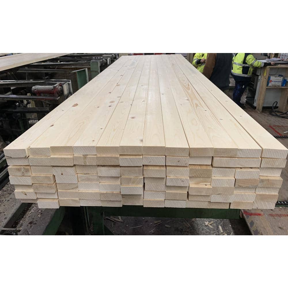 3 Pack of 2 in. x 4 in. x 8 ft. Prime Stud , Can be primed and painted